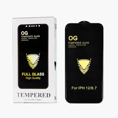 3D Anti Shock Airbag Gehärtetes Glas Golden Armor Displayschutzfolie für iPhone 15 9h HD Handy Glasschild